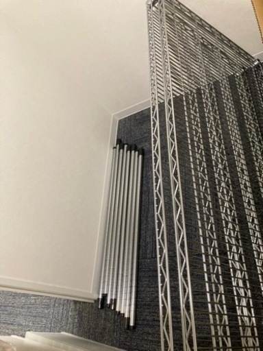 【美品】大型スチールラック約180×50が2枚