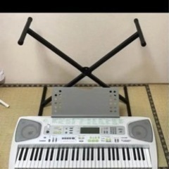  CASIO キーボード スタンド付き!! 光ナビゲの画像