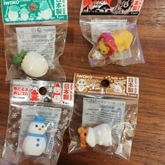 【未使用】消しゴム　8個　おまとめの画像