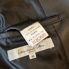 羊革レザージャケットの画像