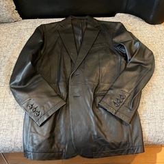 羊革レザージャケットの画像