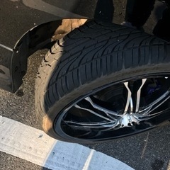 19インチ バリ溝【引取限定】 Besrey 2人乗りベビーカー 中古 【小倉南 