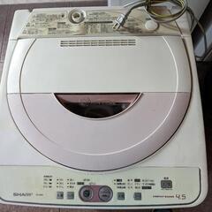 SHARP 洗濯機 4.5kg 2014年製の画像
