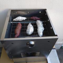 新製品　ステンレス　焼きいも釜　焼芋機器　送料無料　七輪窯　おいも屋さん　炭火焼の画像