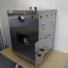 新製品　ステンレス　焼きいも釜　焼芋機器　送料無料　七輪窯　おいも屋さん　炭火焼の画像