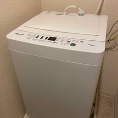 ハイセンス 洗濯機 2020年製 4.5kg