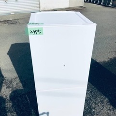 ②2775番 TWINBIRD✨冷凍冷蔵庫✨HR-E911‼️