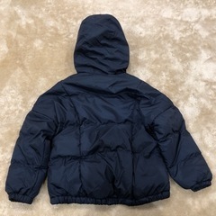 新品GUネイビー中綿アウター☆140サイズの画像