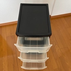 収納ケース３段【取りに来てくださる方限定】【23/5月末まで】の画像