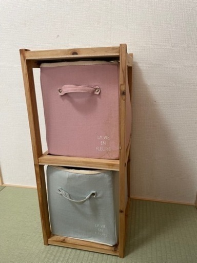 収納2段ラック