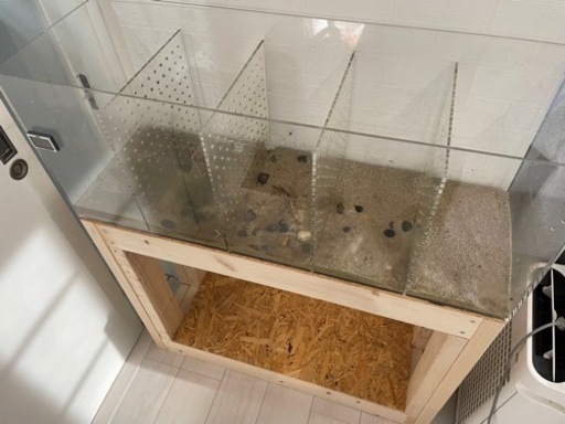 【綺麗♪】アクリル水槽　900×300×360mm フルセット　セパレーター付き　早い者勝ち　ブリーディング水槽