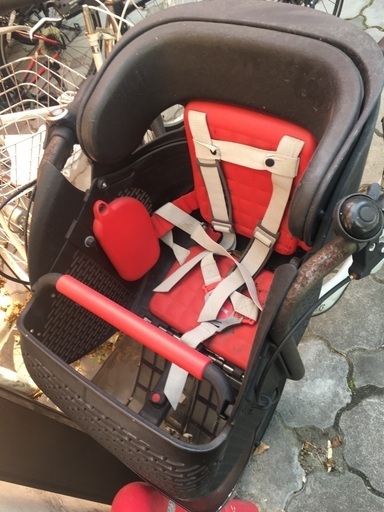 チャイルドシート付き自転車