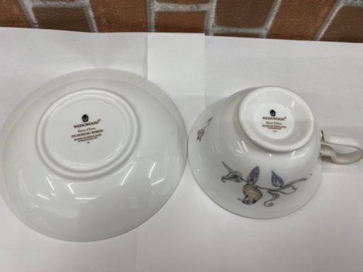 【愛品館江戸川店】ウェッジウッドWedgwood ハミングバード カップ&ソーサーピオニシェイプ5客セットID102-025989-0