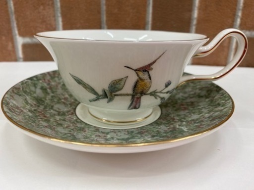 【愛品館江戸川店】ウェッジウッドWedgwood ハミングバード カップ&ソーサーピオニシェイプ5客セットID102-025989-0