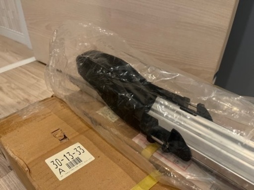 新品未使用2本セット 都内直接引取可能　Terzo サイクルキャリア　フォークダウン　自転車ルーフ