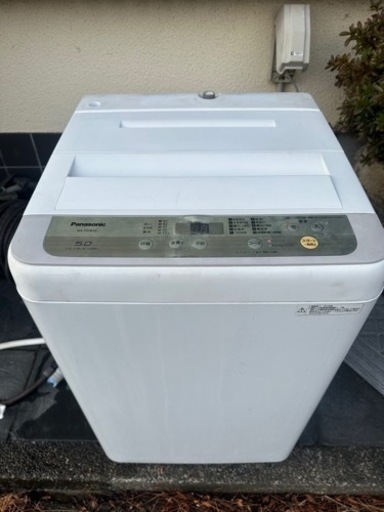 【一人暮らしにも！】Panasonic 5kg 洗濯機（19年製）