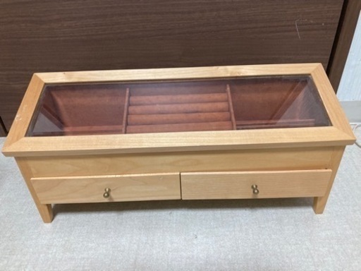 ■アンティーク　アクセサリー収納　ジュエリーコレクションボックス　木製■