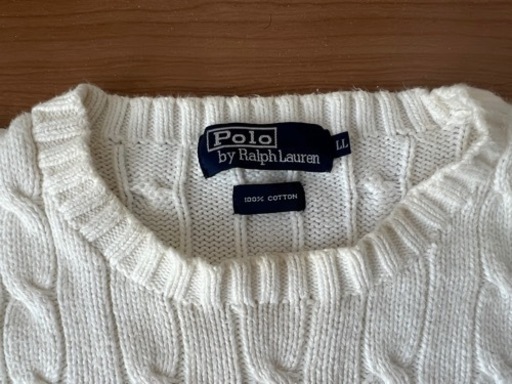 【これからの春の時期に】POLO　白セーター