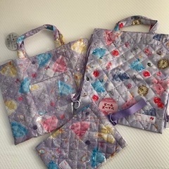 絵本袋、シューズケース、ナップサック　3点セット