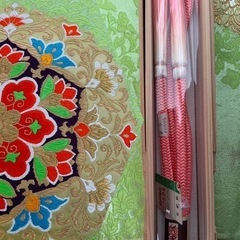 【計5点】帯2点　帯揚げ　帯締め　重ね襟の画像