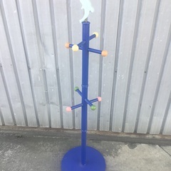 ポールハンガー　子供用　青