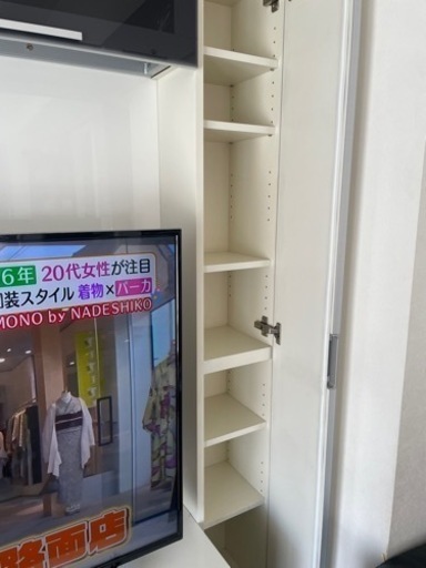 【受け渡し者決定しました】売れなくても値下げなし！かっこいい！テレビ台ハイタイプ テレビ壁面収納 ボード チェスト 収納たくさん 