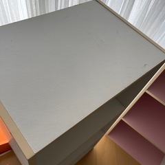 交渉中です　　1個から3個セット可能！　カラーボックス　3段　ピンク　ホワイト　白の画像