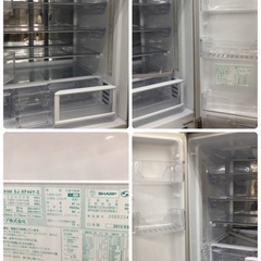 SHARP冷蔵庫 S159 ☆ SHARP SJ-XF44Y-C プラズマクラスター搭載冷蔵庫 (440L