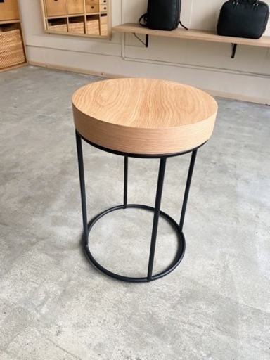 IDEE 無印良品 サイドテーブル DIVANCO SIDE TABLE Oak 美品
