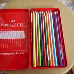 絵手紙などに　　　FABER-CASTELL　水彩色鉛筆　の画像