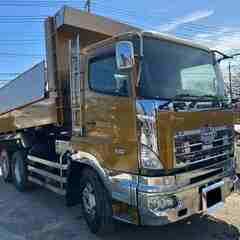 【車検付き】日野 プロフィア ダンプ  型式KS-FS1EKJA　最大積載量8,900kg　 　 シフト7速　走行距離75万km  2デフ  平成17年式の画像