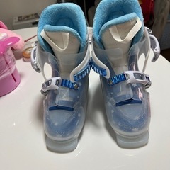 スキー靴「決まりました」の画像