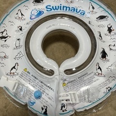スイマーバ　専用空気入れ&ポーチ付きの画像