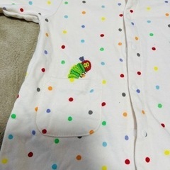 【新品】はらぺこあおむし　カバーオール サイズ70の画像