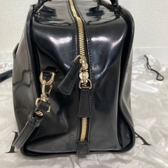 FURLA ブラック　ハンド&ショルダーバックの画像