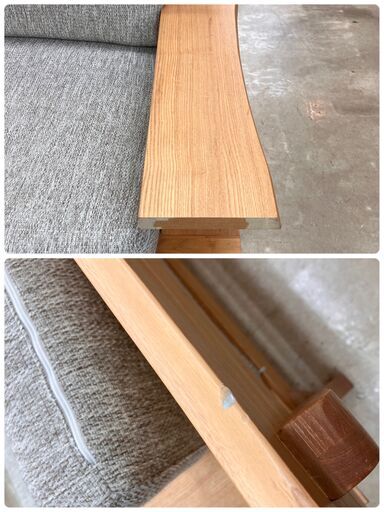 【値下げしました!!】2Pソファ リビング家具 大型 肘掛あり No.2731● ※現金、クレジット、ぺイペイ、スマホ決済対応※