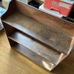 ◆受け渡し決まりました◆棚　木製　３段の画像