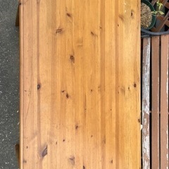 ◆お譲り予定者様あり【あげます】引き出し付き　テーブルの画像