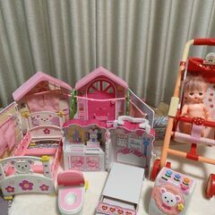 メルちゃん ベビーカー 人形 家 病院 自販機 家具 他 セット