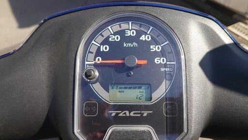 新生活応援!!ほぼ新車!! 12km!! 自賠責R9年12月迄! タクト(AF79) HONDA TACT ホンダ 50cc 原付 スクーター