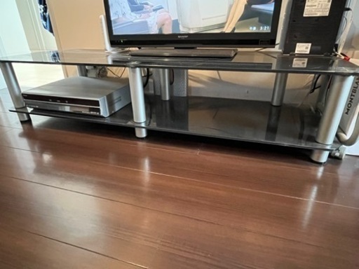 テレビボード　TVボード　鏡面　鏡　ブラック　