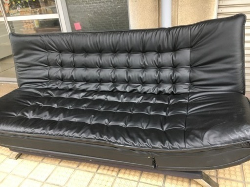 皮ソファ–