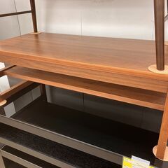 EUCAS ユーカス センターテーブル 棚付き No.2734●...