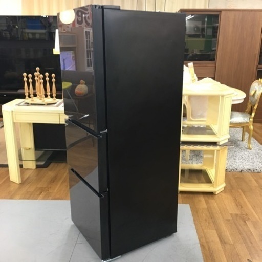 S763 ★ ハイセンス 冷蔵庫 幅55cm 282L ダークブラウン HR-G2801BR 3ドア 右開き 真ん中野菜室 自動霜取り ガラスドア ⭐動作確認済 ⭐クリーニング済