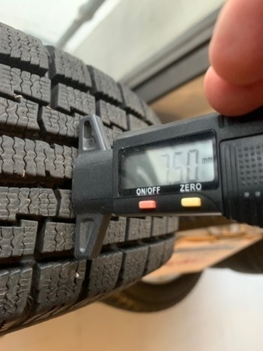 【ばり溝中古】スタッドレスタイヤ&アルミ4本セット　145/80R13