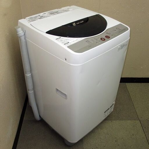 【平日取りに来ていただける方】シャープ★5.5kg洗濯機★ES-GE55K-B★Ag+イオンコート(2Z5166)