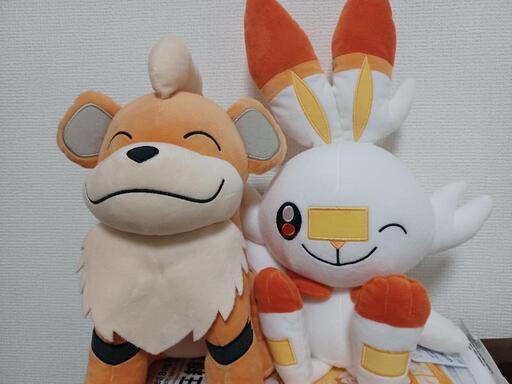 ポケットモンスター　でっかいぬいぐるみ～ガーディ・ヒバニー～　全２種セット