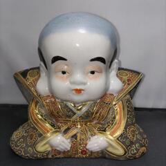 時代物　金彩　九谷焼　福助　