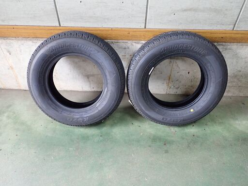 ★(D-1)軽トラ・軽バン用！ブリヂストン 145/80R12 80/78N K370 TL 2本セット（タイヤ・組替・バランス調整・ゴムバルブ・用済タイヤ処理料等全込価格！）