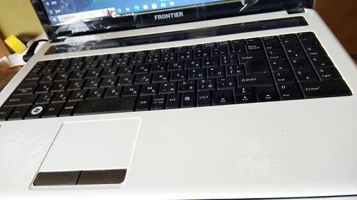 値下げしました。FRONTIERノートパソコンWindows10 Pro
